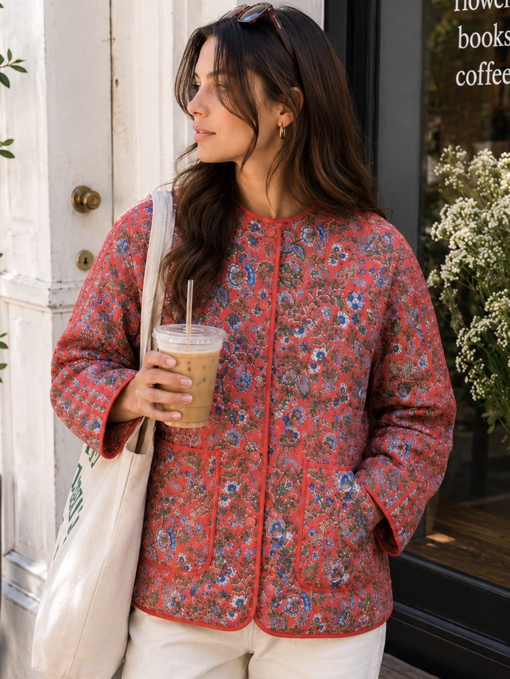Adidas x Liberty London Quilted Jacket Medium NWT Sold Out